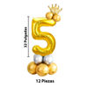 Imagen de Globos metalizados Números con Corona