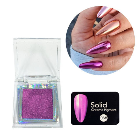 Imagen de Polvo cromado  para uñas