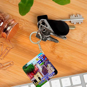 Imagen de Llavero resina cuadrado C/U