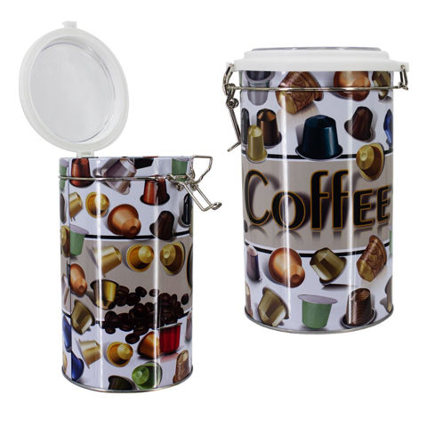 Imagen de Lata para café con tapa hermética