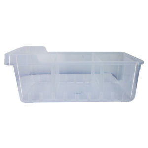 Imagen de Organizadora transparente para heladera rectangular con divisiones