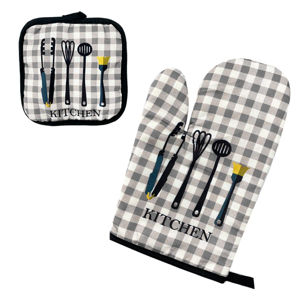 Imagen de Set Manopla con agarradera kitchen 2 piezas