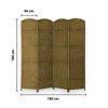 Imagen de Biombo separador de ratan 4 hojas