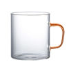 Imagen de Taza de té de vidrio alto borosilicato con asa color 450ml
