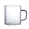 Imagen de Taza de té de vidrio alto borosilicato con asa color 450ml