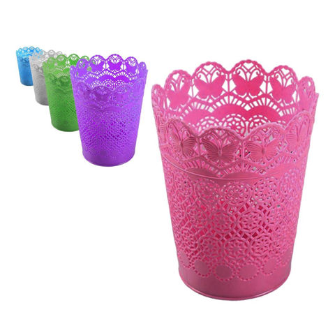 Imagen de Papelera de escritorio en PVC Calado