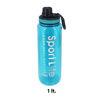 Imagen de Botella de agua deportiva plástica 1 Litro
