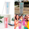 Imagen de Vaso texturado con tapa y sorbito 700 ml