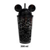 Imagen de Vaso Con Luz Tapa y Sorbito diseño orejitas 500 ml