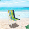 Imagen de Silla plegable a rayas-color
