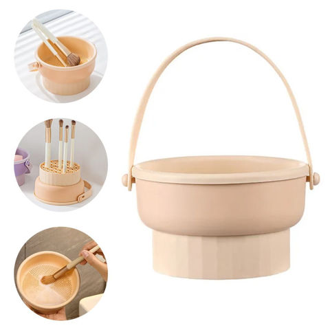 Imagen de Soporte para limpieza y secado de brochas y pinceles Maquillaje