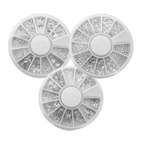 Imagen de Apliques decoración para uñas con formas - Diseños Surtidos