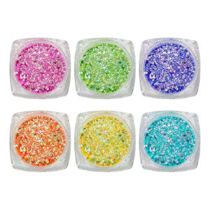 Imagen de Apliques brillosos para rostro o cabello -  Colores Surtidos