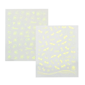 Imagen de Stickers para uñas brillan en la oscuridad diseños Surtidos