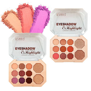 Imagen de Petaca Ushas sombras + iluminador- 11 tonos- ES4216-04