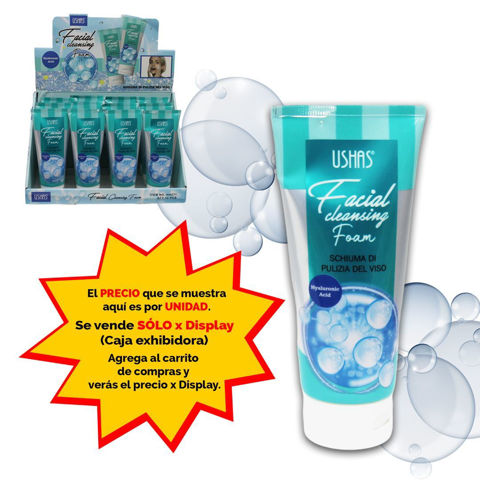 Imagen de Espuma Ushas de limpieza facial-acido hialuronico-HA271