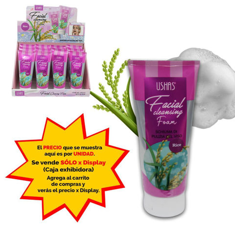 Imagen de Espuma Ushas de limpieza facial-arroz-