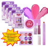 Imagen de Kit de maquillaje con  sombras-rubor-labial mate-brillo labial-iluminador Ushas
