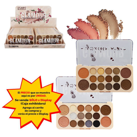 Imagen de Sombra de ojos con rubor 16 tonos Ushas