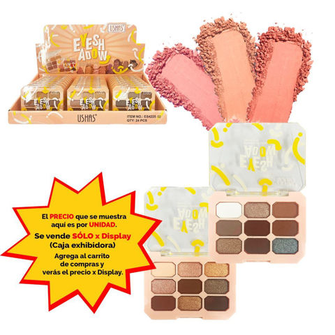 Imagen de Petaca sombras Ushas- 9 tonos -