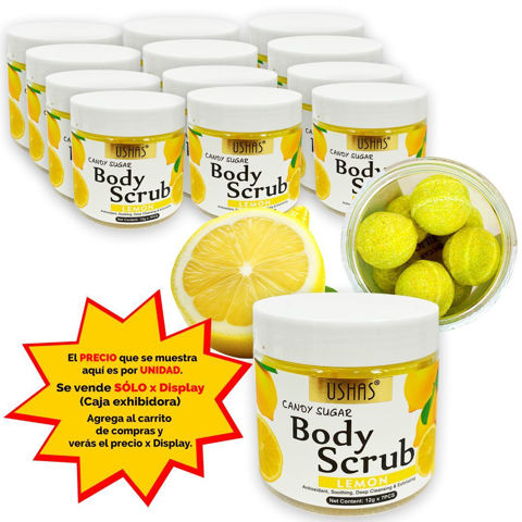 Imagen de Bola Exfoliante Corporal limón Ushas