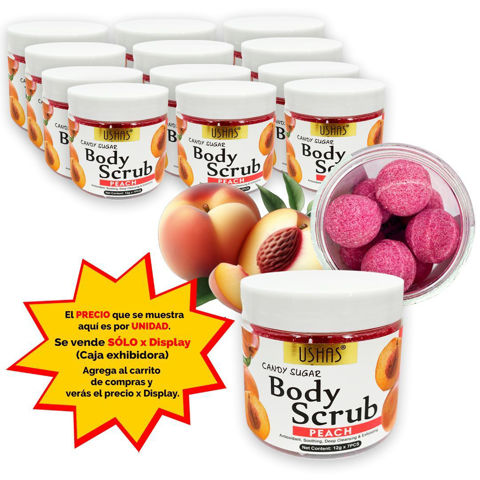 Imagen de Bola Exfoliante Corporal Durazno Ushas