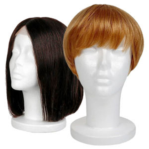 Imagen de Cabeza espuma exhibidora maniquí peluquería accesorios