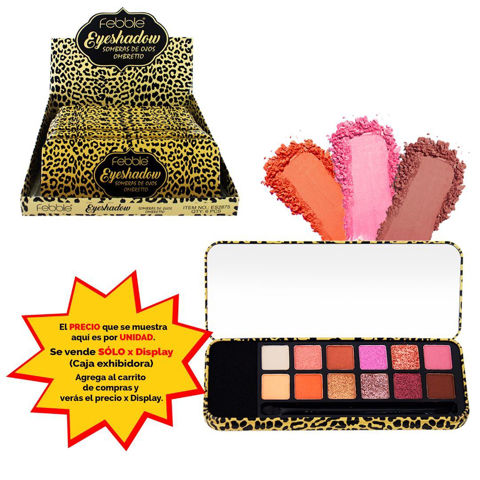 Imagen de Sombras para ojos 12 tonos febble