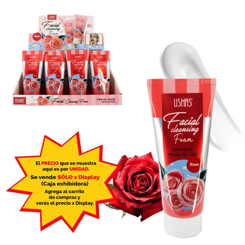 Imagen de Espuma de limpieza facial Rosas Ushas