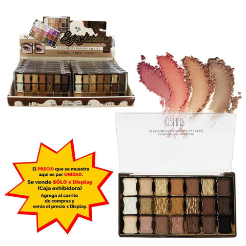 Imagen de Sombra para ojos 21 tonos Ushas