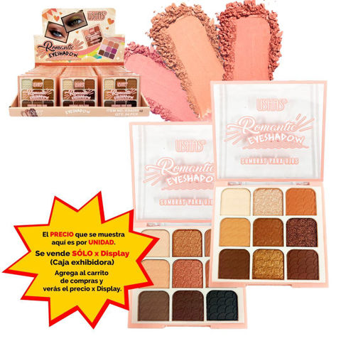 Imagen de Sombra de ojos 9 tonos Ushas