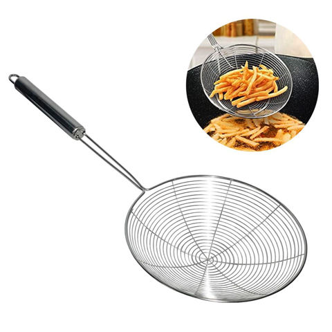 Imagen de Colador frituras mango metal