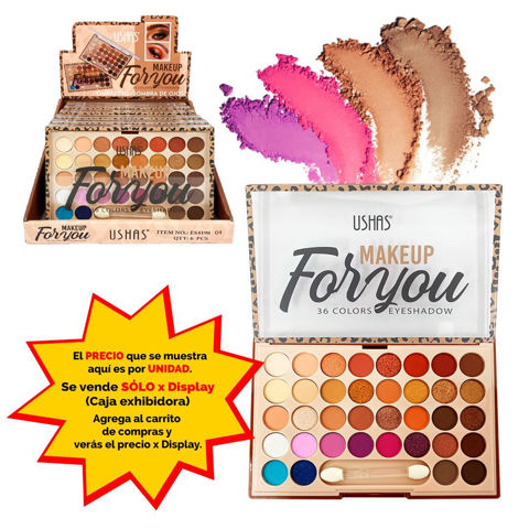 Imagen de Sombra De Ojos 36 Tonos Ushas