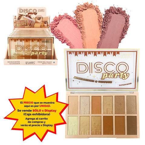 Imagen de Petaca iluminador y contorno 12 tonos Ushas