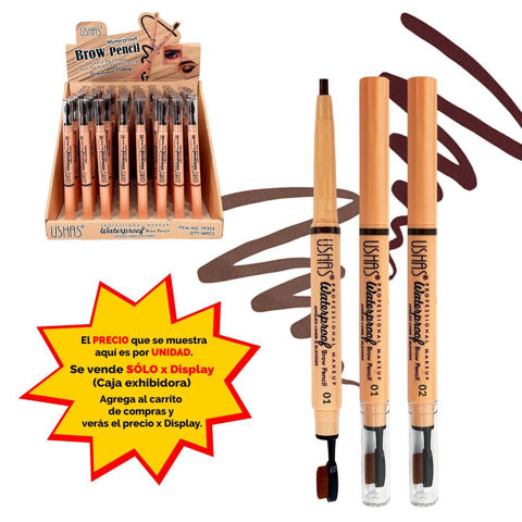 Imagen de Lapiz Ushas para cejas-waterproof-con cepillo-TP353