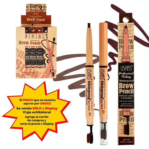 Imagen de Lapiz Ushas para cejas-waterproof-con cepillo-TP353F