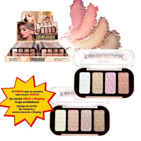 Imagen de Iluminador para Rostro 4 Tonos Ushas