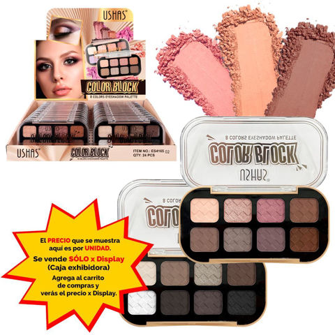 Imagen de Petaca sombra para ojos 8 tonos Ushas