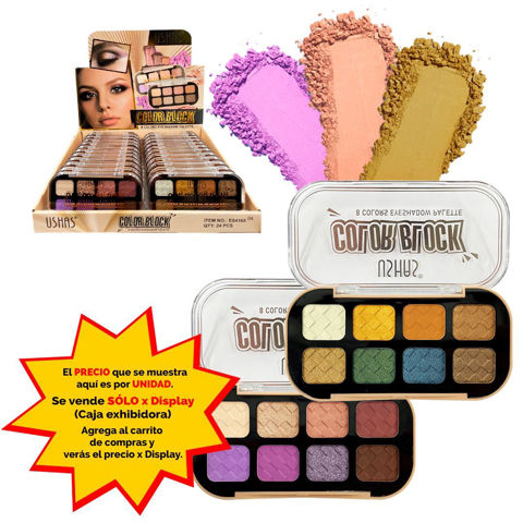 Imagen de Petaca sombra para ojos 8  tonos Ushas