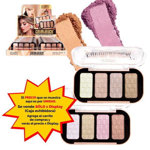 Imagen de Iluminador para el rostro 4 tonos Ushas