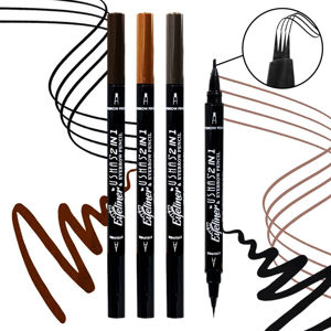 Imagen de Delineador 2 en 1 para Ojos y Cejas Ushas