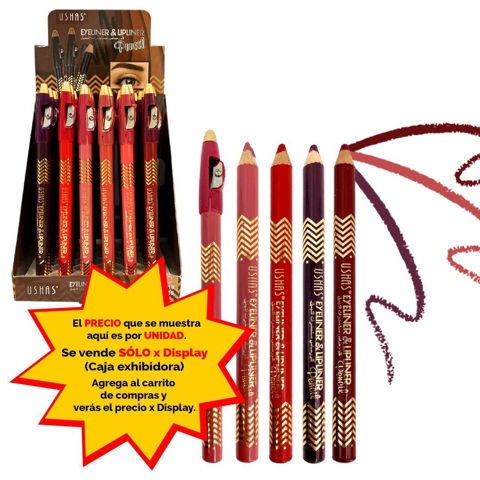 Imagen de Lapiz delineador de ojos y labios Ushas