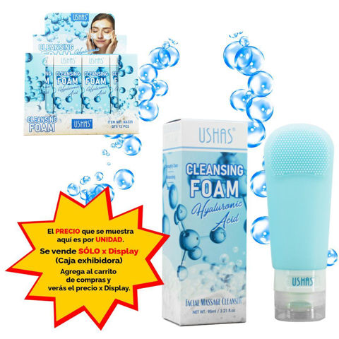 Imagen de Espuma de limpieza facial con Acido Hialurónico Ushas