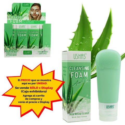 Imagen de Espuma de limpieza facial con Aloe Ushas
