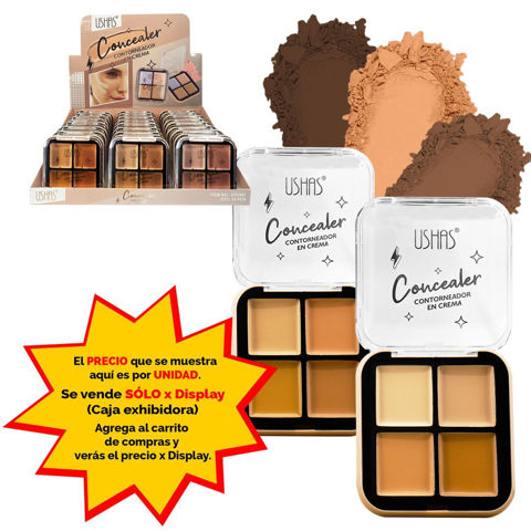 Imagen de Corrector en crema para rostro 4 tonos Ushas