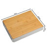 Imagen de Tabla de cocina en bambú con depósito