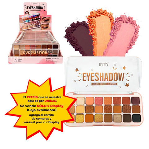 Imagen de Petaca Ushas - 24 sombras para ojos -ES4343-02