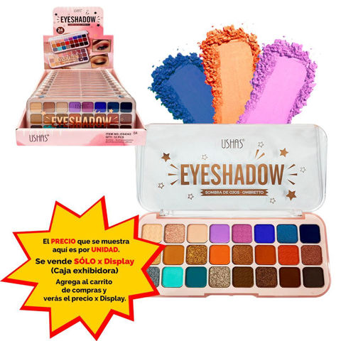 Imagen de Petaca Ushas - 24 sombras para ojos