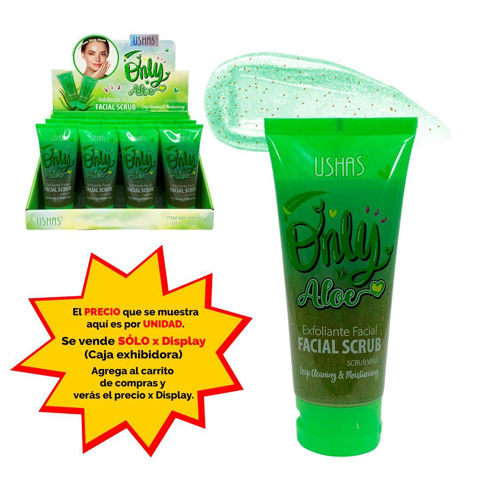 Imagen de Exfoliante facial Ushas-Aloe