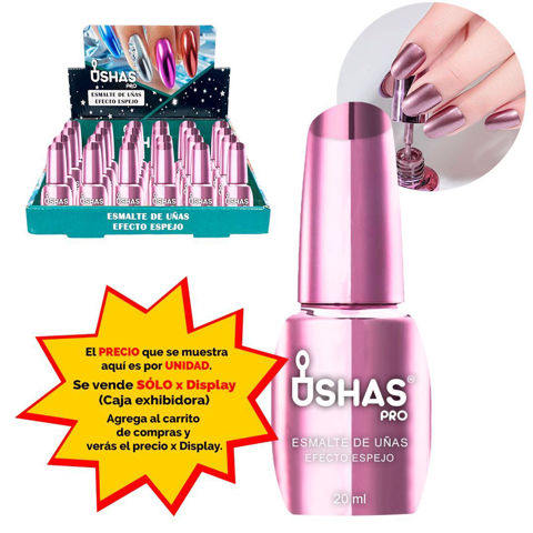 Imagen de Esmalte de uñas Ushas Efecto espejo